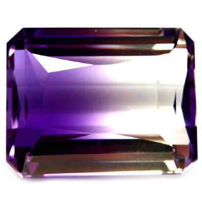 Камень фиолетово-золотистый Аметрин лабораторный 27.26 карат арт. 1904