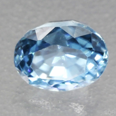 Камень голубой Циркон натуральный 0.92 карат арт. 24672