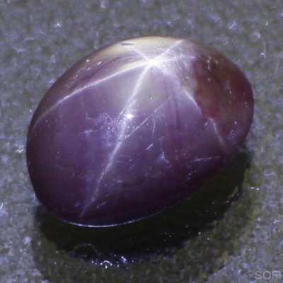  Камень звездчатый Корунд натуральный 1.17 карат арт. 19704