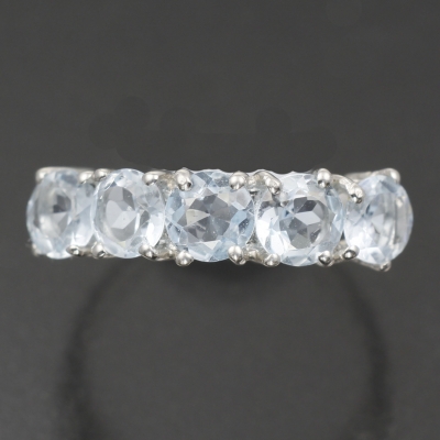 Серебряное кольцо с  топазом натуральным  арт.  27152