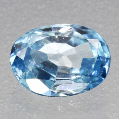 Камень голубой Циркон натуральный 1.47 карат арт. 27420