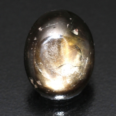  Камень звездчатый черный сапфир натуральный 10.30 карат арт 40205