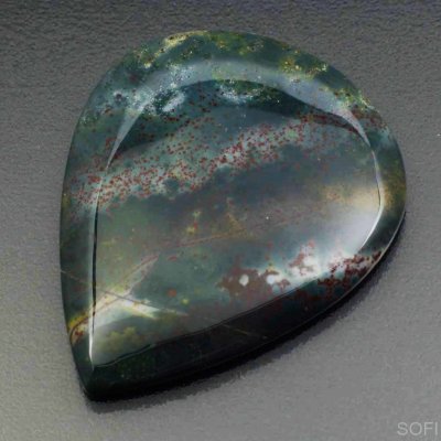 Камень гелиотроп натуральный 41.00 карат арт. 10320