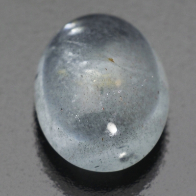 Камень Аквамарин кабошон 15х11 мм овал натуральный 7.64 карат 40207