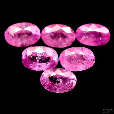  Камень розовый Корунд натуральный 17.93 карат арт. 18170