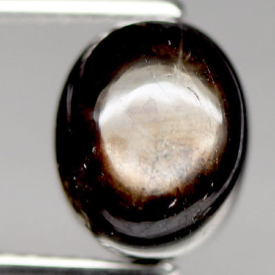 Камень звездчатый черный сапфир натуральный 4.21 карат арт. 9249