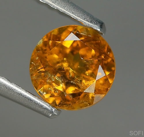 Камень золотой Турмалин натуральный 0.81 карат арт. 23388