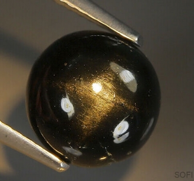 Камень звездчатый Диопсид натуральный 3.35 карат арт. 25347