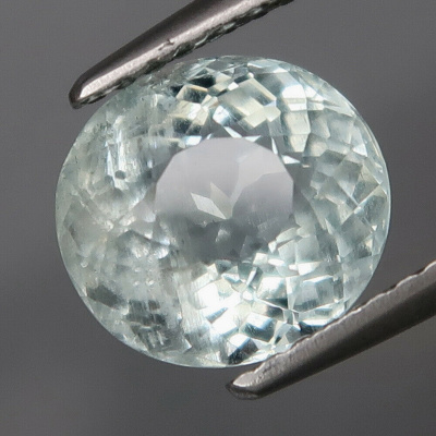 Камень голубой Аквамарин натуральный круг 8 мм 2.32 карат арт 29927