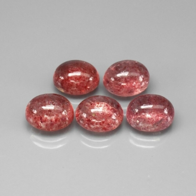 Камень клубничный Кварц натуральный 12.45 каратa арт 50140