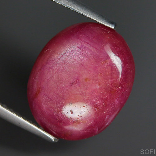  Камень розовый Корунд натуральный 7.05 карат арт. 23260